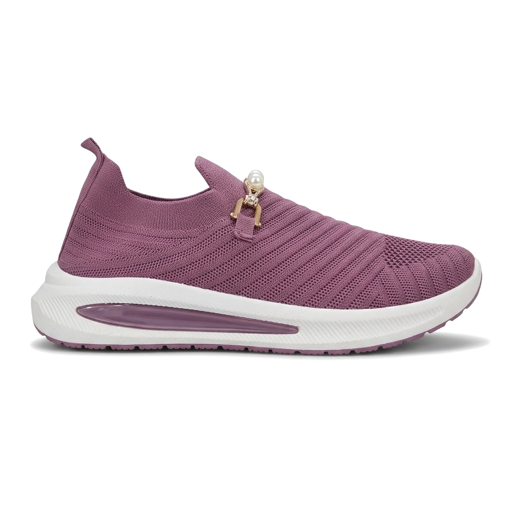 (AF16 PR) Pearl Knit Sneaker - Purple