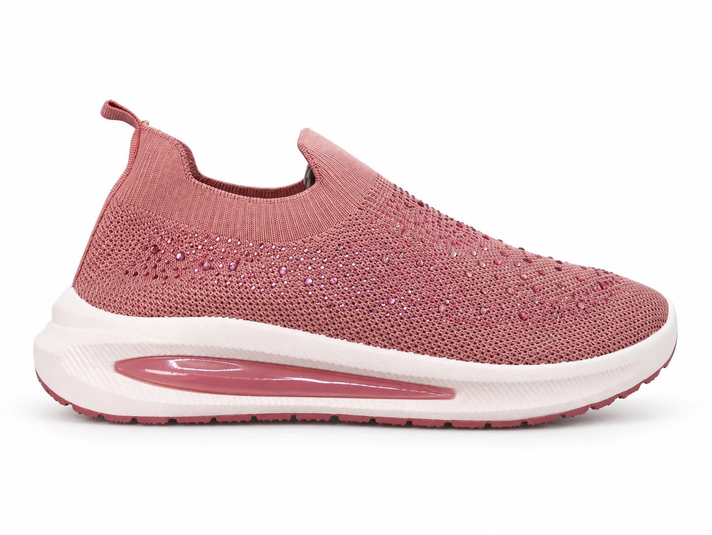 (AF2 PINK) Pink Knit Sneaker