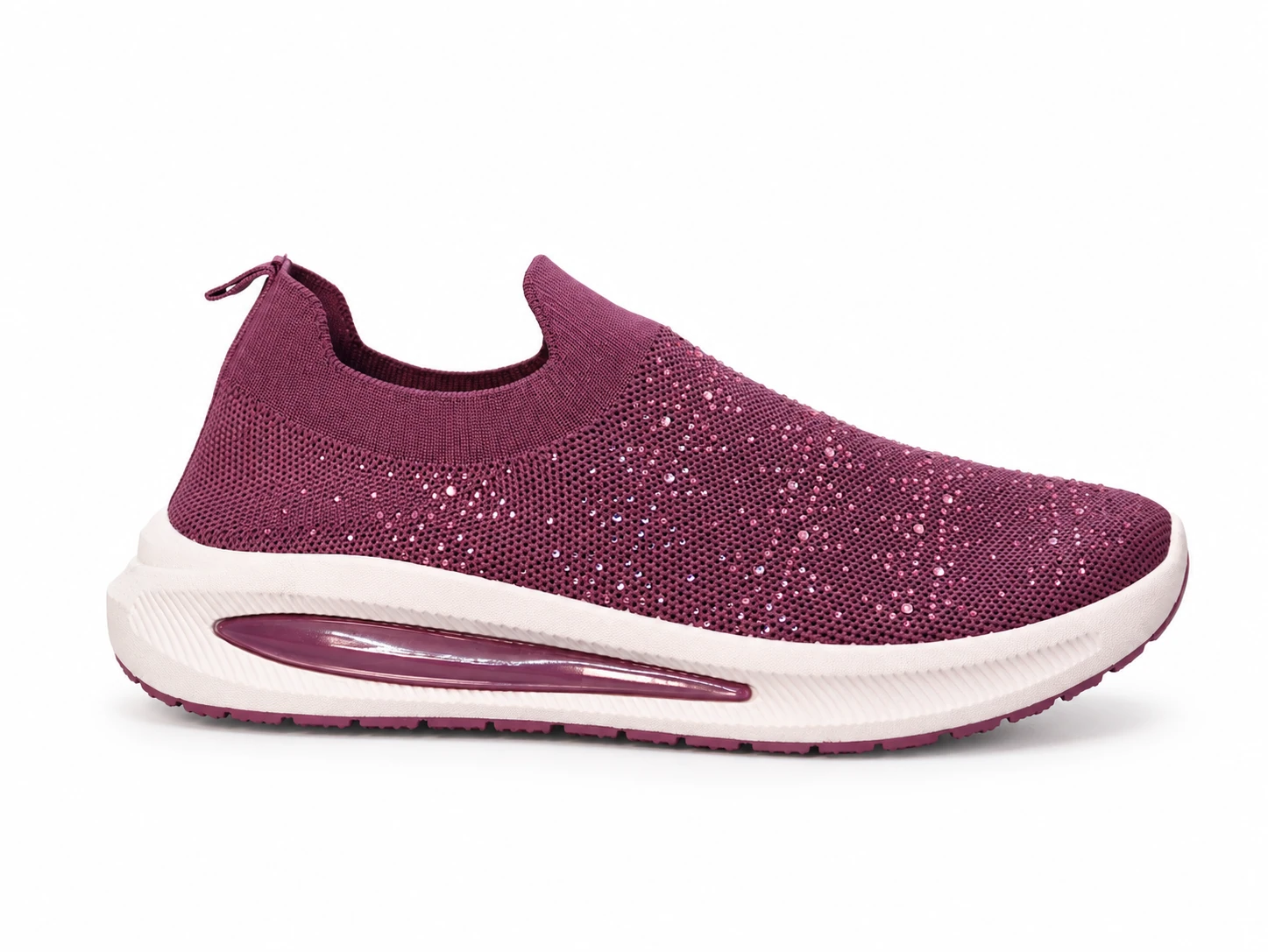 (AF3 PR) Purple Sparkle Knit Slip-On